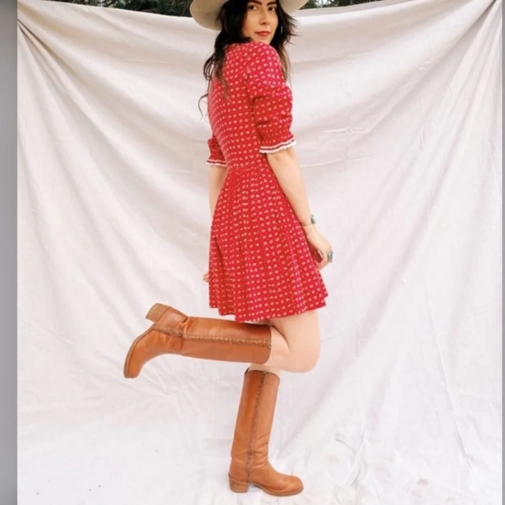 Frye Tan Leather Knee-High Boots - Picture 11 of 11